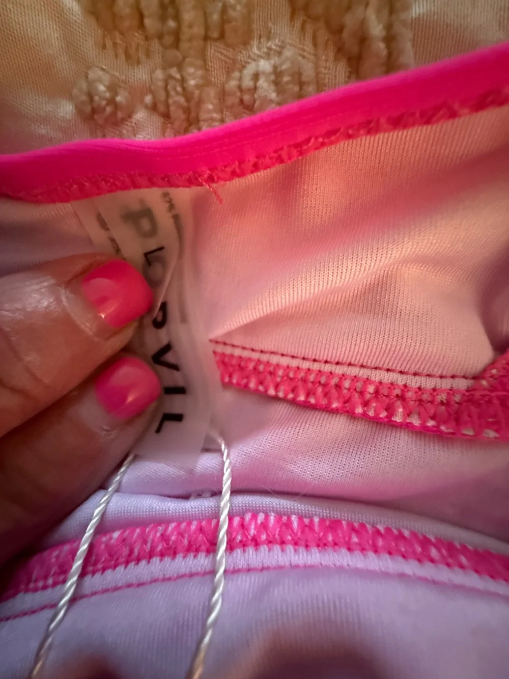 Brand New Popvil Hot Pink Two-Piece Cut Out Bikini - Picture 6 of 12